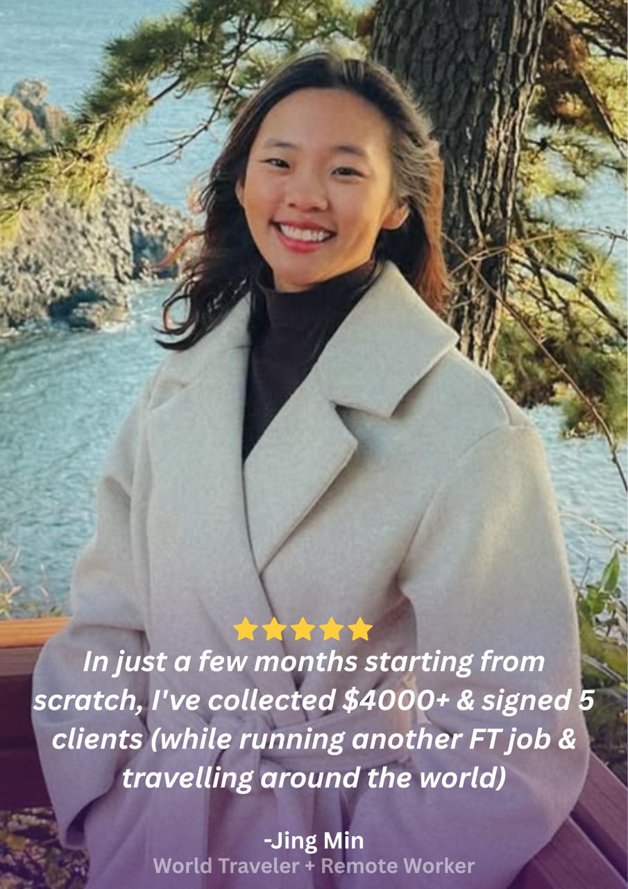 Jing Min, World Traveler and Remote Worker